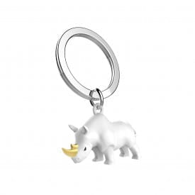 Metalmorphose | White Rhino Keyring