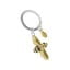 Metalmorphose | Gold & Black Bee with Honey Keyring