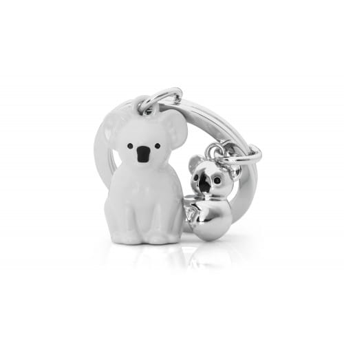 Metalmorphose | Grey Koala & Baby Keyring