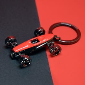 Metalmorphose | Red Racing Car Keyring