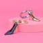 Metalmorphose | Black & Gold High Heel Keyring