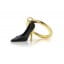 Metalmorphose | Black & Gold High Heel Keyring