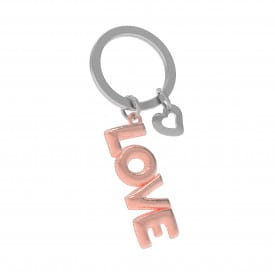 Metalmorphose | Rose Gold Love Balloon Keyring