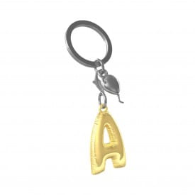 Metalmorphose | Alphabet Balloon Keyring | Letter A