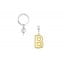 Metalmorphose | Alphabet Balloon Keyring | Letter B