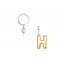 Metalmorphose | Alphabet Balloon Keyring | Letter H