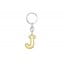 Metalmorphose | Alphabet Balloon Keyring | Letter J