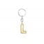 Metalmorphose | Alphabet Balloon Keyring | Letter L