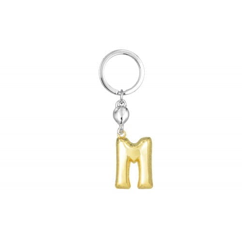 Metalmorphose | Alphabet Balloon Keyring | Letter M