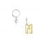 Metalmorphose | Alphabet Balloon Keyring | Letter M