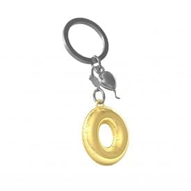 Metalmorphose | Alphabet Balloon Keyring | Letter O