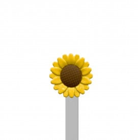 Metalmorphose | 3D Yellow Sunflower Bookmark