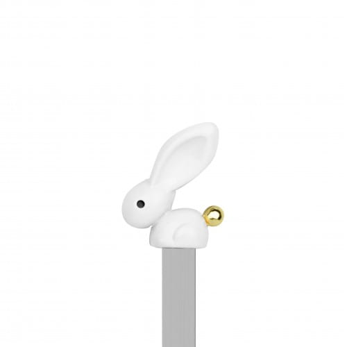 Metalmorphose | 3D White Bunny Bookmark