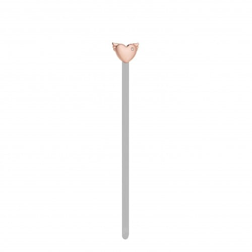 Metalmorphose | 3D Rose Gold Heart Bookmark