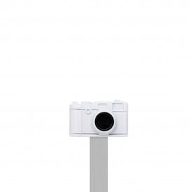 Metalmorphose | 3D White Camera Bookmark