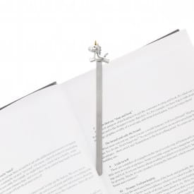 Metalmorphose | 3D Silver Unicorn Bookmark