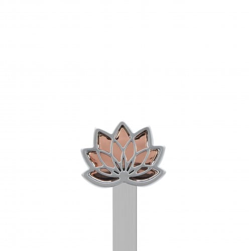 Metalmorphose | 3D Chrome Lotus Flower Bookmark