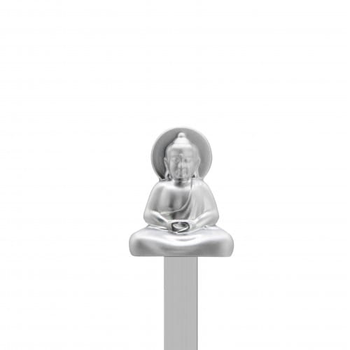 Metalmorphose | 3D Chrome Buddha Bookmark