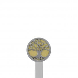 Metalmorphose | 3D Chrome Tree of Life Bookmark