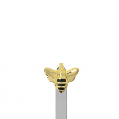 Metalmorphose | 3D Black & Gold Bee Bookmark