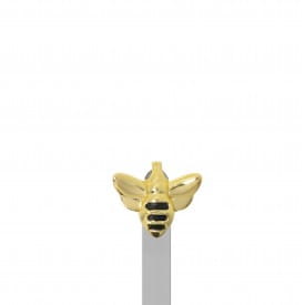 Metalmorphose | 3D Black & Gold Bee Bookmark