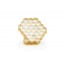 Metalmorphose | Set of 2 Bee & Honeycomb Fashion Pins