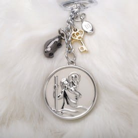 Metalmorphose | St Christopher Charm Keyring