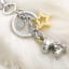 Metalmorphose | Unicorn & Cloud Charm Keyring