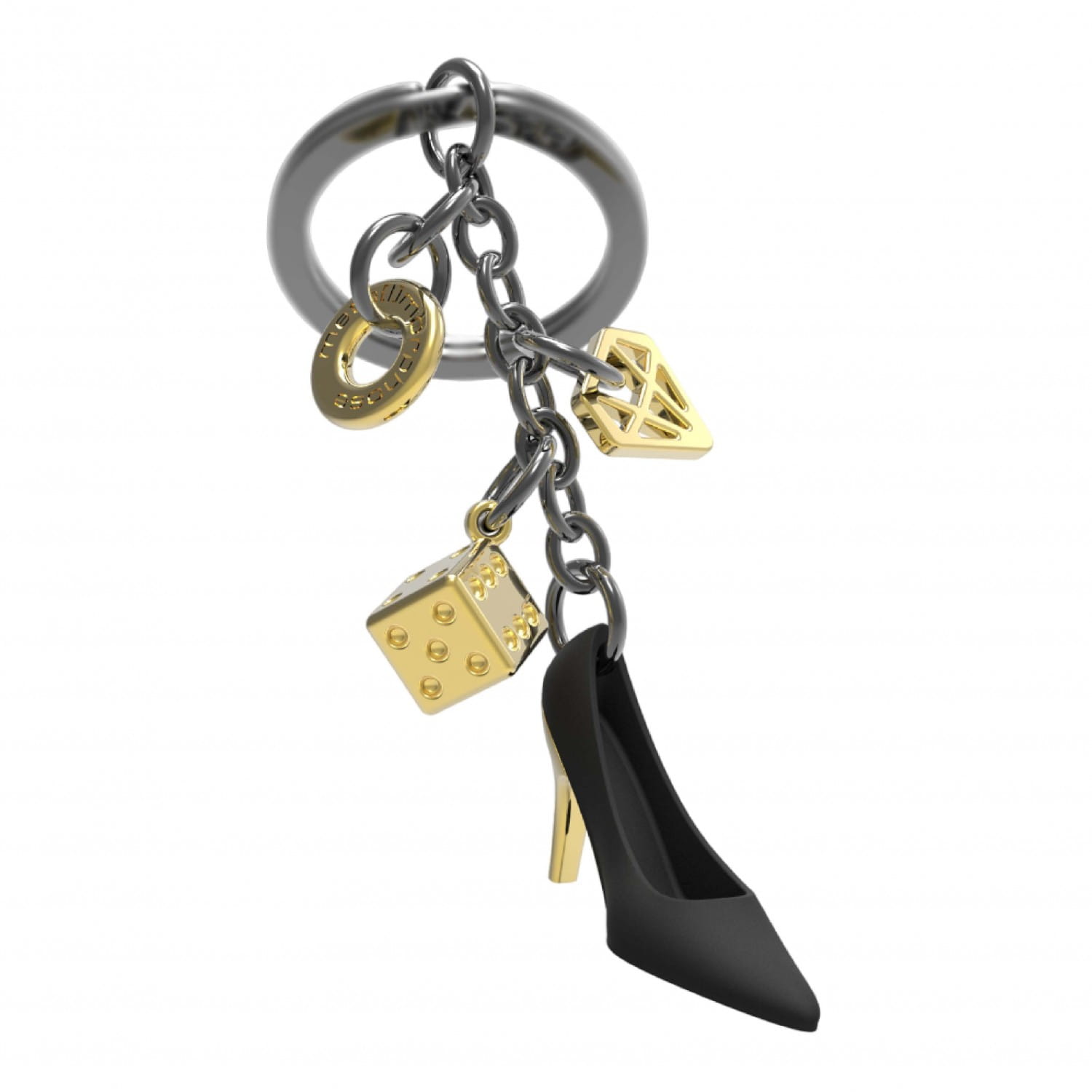 O BAG Women Charm Accessory with Snap Hook O Bag Keys