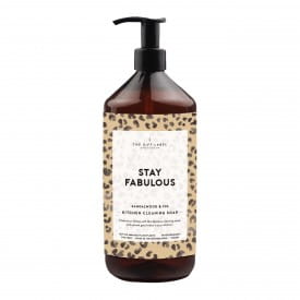The Gift Label | Kitchen Cleaning Soap | Stay Fabulous | Sandalwood & Fig | 1000ml