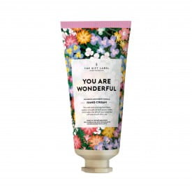 The Gift Label | Hand Cream Tube | You Are Wonderful | Kumquat & Bourbon Vanilla | 40ml