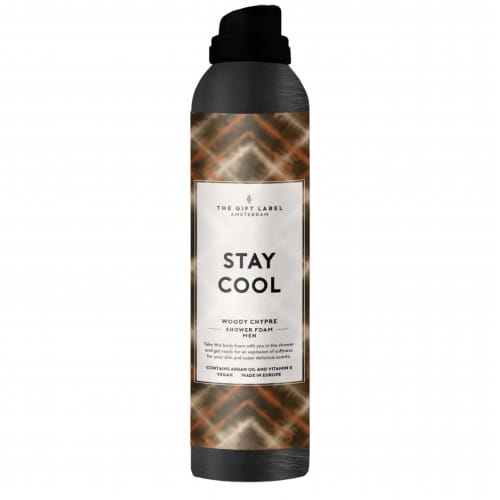 The Gift Label for Men | Shower Foam | Stay Cool | Woody Chypre | 200ml