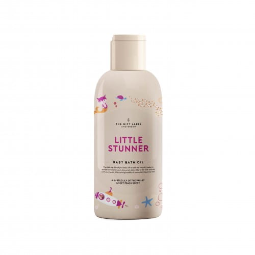 The Gift Label | Baby Bath Oil | Little Stunner | Lily of the Valley & Soft Peach | 150ml