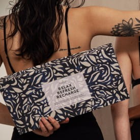 The Gift Label For Men | Luxury Gift Box | Relax, Refresh, Recharge | Hand Soap, Hand Lotion, Body Wash & Body Lotion