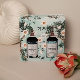 The Gift Label | Gift Box | Congrats Love Birds | Mandarin Musk | Hand Soap & Body Wash