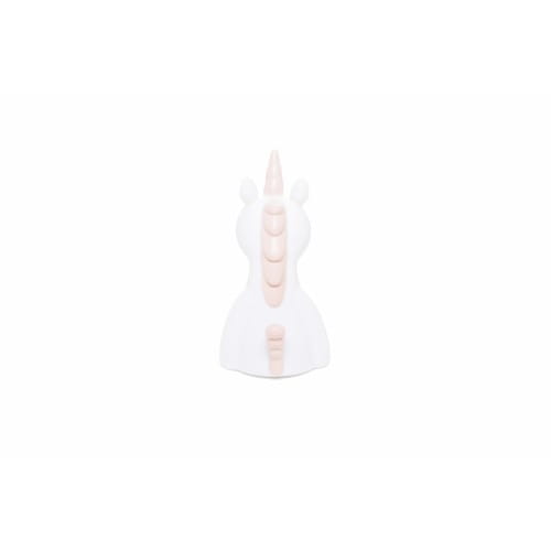 Dhink | Mini Colour Changing LED Night Light | White Unicorn with Pastel Pink Mane & Tail