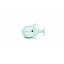 Dhink | Mini Colour Changing LED Night Light | Pastel Blue Narwhal with White Horn