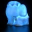 Dhink | Mini Colour Changing LED Night Light | Soft Grey Elephant with Black Eyes