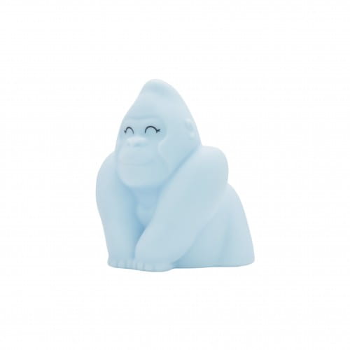 Dhink | Mini Colour Changing LED Night Light | Soft Blue Gorilla with Black Eyes