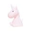 Dhink | Medium Colour Changing LED Night Light | Pastel Candy Pink Unicorn with White Mane & Horn
