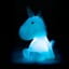 Dhink | Medium Colour Changing LED Night Light | Baby Sky Blue Unicorn with White Mane & Horn