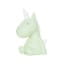 Dhink | Medium Colour Changing LED Night Light | Pastel Mint Green Unicorn with White Mane & Horn