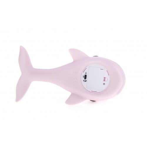 Dhink | Medium Colour Changing LED Night Light | Pastel Candy Pink Narwhal with Gold Horn