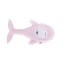 Dhink | Medium Colour Changing LED Night Light | Pastel Candy Pink Narwhal with Gold Horn