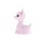 Dhink | Medium Colour Changing LED Night Light | Pastel Candy Pink Fallow Deer with White Tail