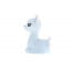 Dhink | Medium Colour Changing LED Night Light | Sky Blue Grey Fallow Deer with White Tail