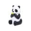 Dhink | Medium Colour Changing LED Night Light | White & Black Panda with Green Bamboo Shoot