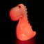 Dhink | Rechargeable XL Colour Changing LED Night Light with USB Cable | White Dinosaur