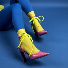 Sliwils | Fabric Shoelaces | Neon Yellow | 120cm