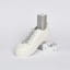 Sliwils | Fabric Shoelaces | Manhattan Metallic Silver | 120cm